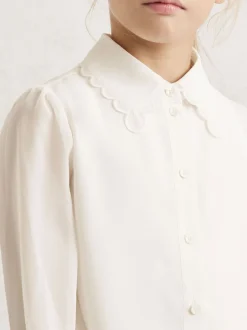 Reiss Chemise boutonnée à bord festonné Elia New