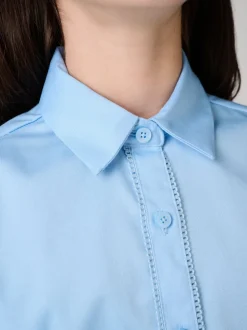 Clarks Chemise d’école ajustée à manches longues