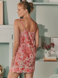 Laura Ashley Chemise de nuit en coton festonné