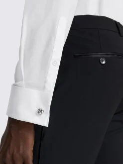 MOSS Chemise slim à patte de boutonnage dissimulée New