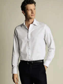Charles Tyrwhitt Chemise Oxford extra slim non Iron Royal 100% coton