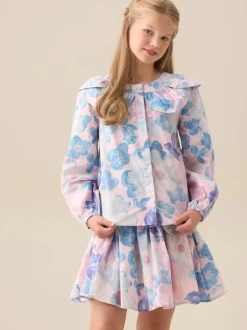 Angel & Rocket Chemisier Celia à col pétale Discount