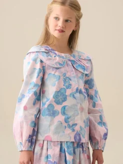 Angel & Rocket Chemisier Celia à col pétale Discount