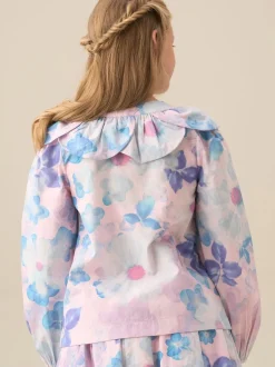 Angel & Rocket Chemisier Celia à col pétale Discount