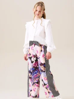 Angel & Rocket Chemisier Lacey brodé à manches volantées Online