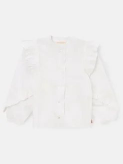 Angel & Rocket Chemisier Lacey brodé à manches volantées Online