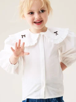 Angel & Rocket Chemisier Poura à col brodé Online