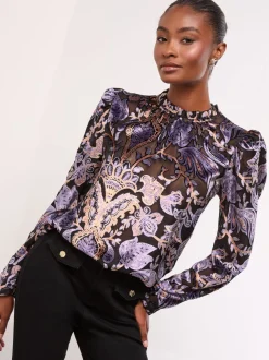 Lipsy Chemisier à col montant New