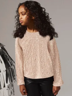 Name It Chemisier en velours à sequins avec nœud Discount