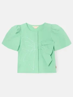 Angel & Rocket Chemisier tissé Roxie avec ornements à nœud New