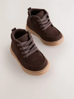 Next Chocolat brun - Bottes Chukka doublées chaudes Outlet