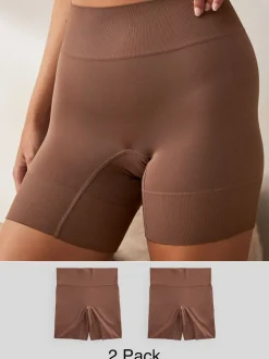 Next Chocolat Nude - Lot de shorts anti-frottement sans 2 Online