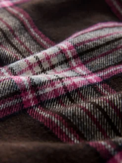 Next Chocolat/rose à carreaux - Mini Jupe Best