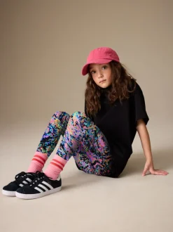 Next - Leggings (3-16ans) Éclaboussures multicolores