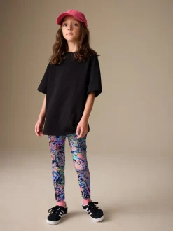 Next - Leggings (3-16ans) Éclaboussures multicolores