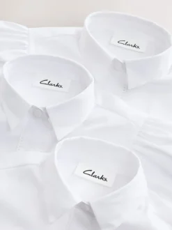 Clarks Lot de 3 chemises d’école ajustées à manches courtes Best