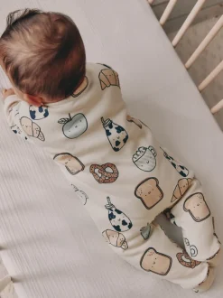 Next Club du petit-déjeuner écru - 2.5 TOG Combinaison de nuit matelassée Bébé Best