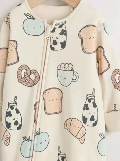 Next Club du petit-déjeuner écru - 2.5 TOG Combinaison de nuit matelassée Bébé Best