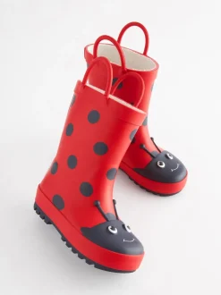 Next - Gérer Wellies Coccinelle rouge New