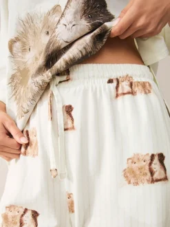 Next - Pyjama en jersey à manches courtes Cochon d'Cream Discount