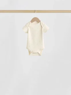 Next Coeur rose - Bébé Manches courtes Bodysuits 5 Pack Clearance