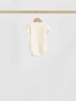 Next Coeur rose - Bébé Manches courtes Bodysuits 5 Pack Clearance