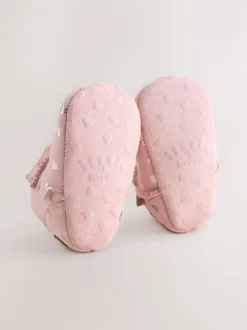 Next Coeur rose - Bottes Pull-On Bébé en daim (0-24mths) Online