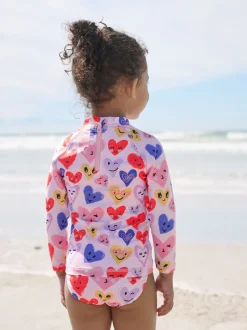 Next Coeur rose - Ensemble de bain Sunsafe à manches longues (3mois7ans) Discount