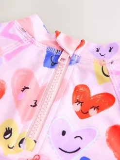 Next Coeur rose - Ensemble de bain Sunsafe à manches longues (3mois7ans) Discount