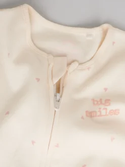 Next Coeur rose - Lot de 3 dors-bien bébé à fermeture éclair bidirectionnelle (0-2ans) Best