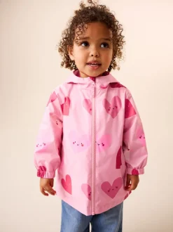 Next Coeur rose - Veste Cagoule imprimée imperméable (3 mois-7 ans) Online