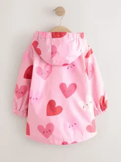 Next Coeur rose - Veste Cagoule imprimée imperméable (3 mois-7 ans) Online