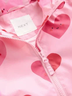 Next Coeur rose - Veste Cagoule imprimée imperméable (3 mois-7 ans) Online