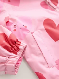Next Coeur rose - Veste Cagoule imprimée imperméable (3 mois-7 ans) Online