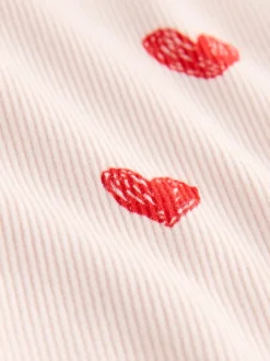 Next - Leggings évasés à côtes (3mths-7yrs) Coeur rose clair