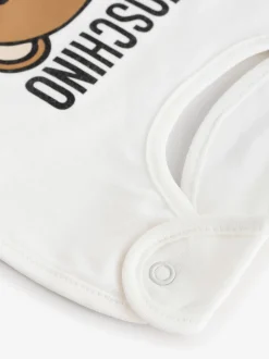 Moschino Coffret cadeau bébé avec chapeau et bavoir à logo avec coffret cadeau Clearance