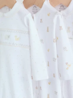Next Col blanc - Combinaisons de nuit pour bébé 3 Pack (0-2ans) Online