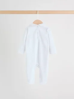 Next Col blanc - Combinaisons de nuit pour bébé 3 Pack (0-2ans) Online