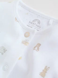 Next Col blanc - Combinaisons de nuit pour bébé 3 Pack (0-2ans) Online