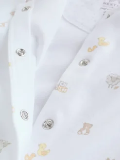 Next Col blanc - Combinaisons de nuit pour bébé 3 Pack (0-2ans) Online