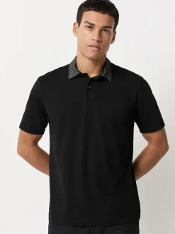 Next - Polo en jersey Manches courtes 3 Pack Col imprimé baies Best