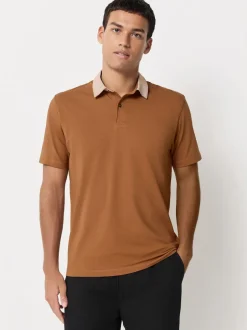 Next - Polo en jersey Manches courtes 3 Pack Col imprimé baies Best