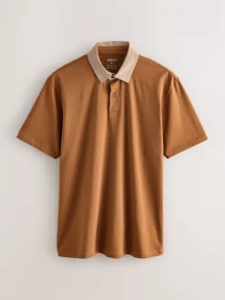 Next - Polo en jersey Manches courtes 3 Pack Col imprimé baies Best