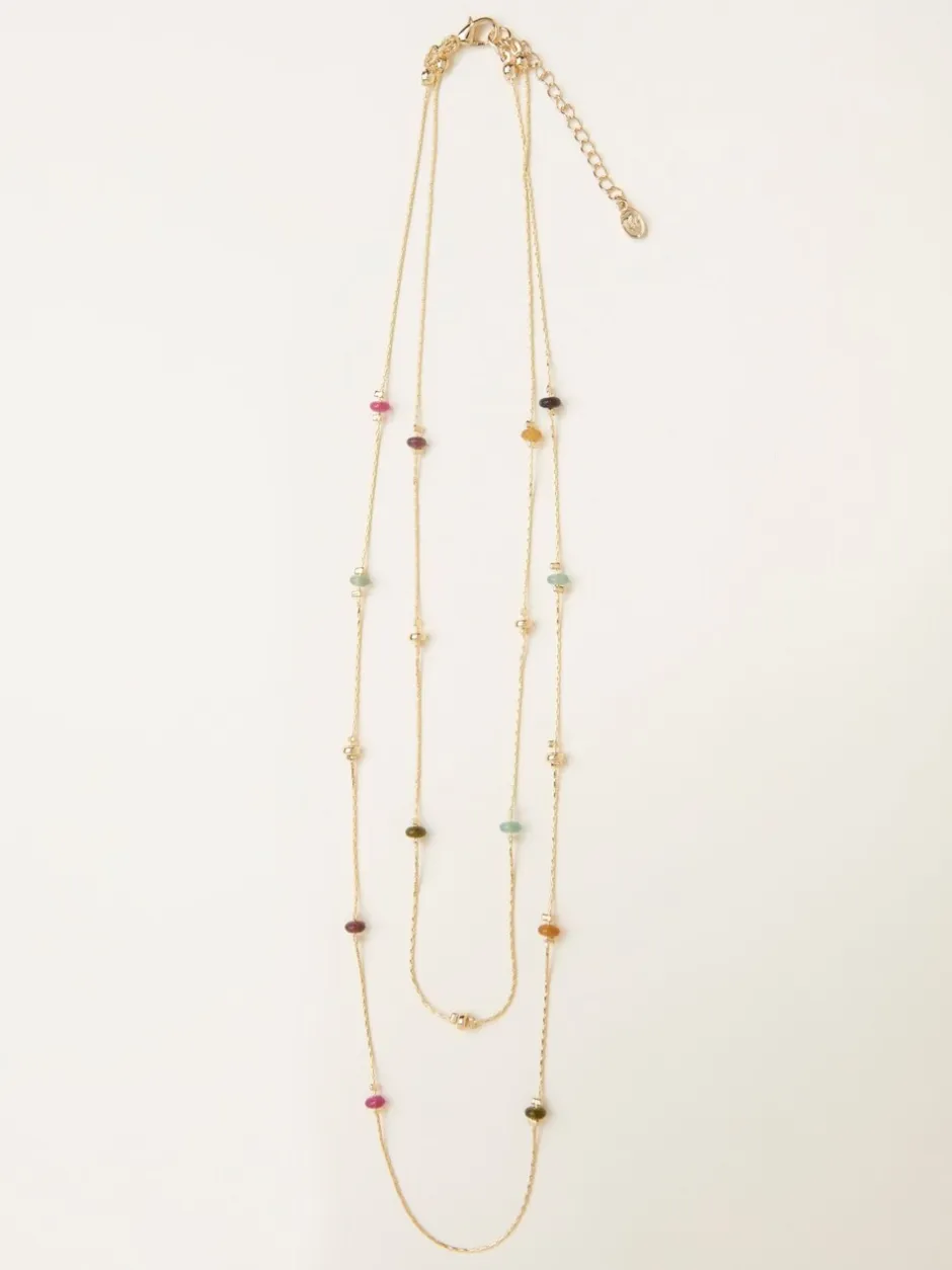 Fat Face Collier multipoing Beige Sable FatFace Hot