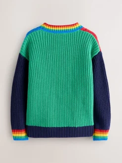 Little Bird by Jools Oliver Color block vif - Cardigan en maille à col en V Sale