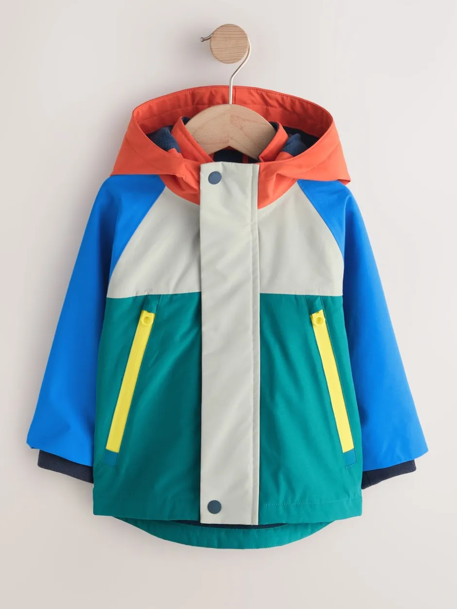 Next Color-block - Anorak doublé en polaire imperméable (3mois-7ans) Online