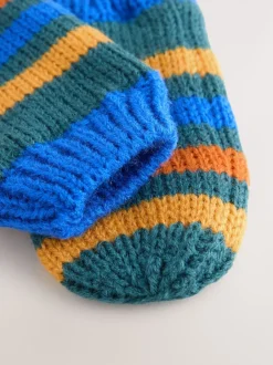 Next Coloris divers - Ensemble 2 pièces bonnet et mitaines à pompons brodés (3mois-10ans)