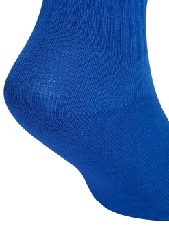 adidas Coloris divers - Lot de 6 paires de chaussettes ras du cou 3-rayures enfant New