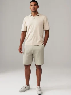 Next Coloris pastel - - Short chino extensible 4 Pack Ajustement droit Outlet