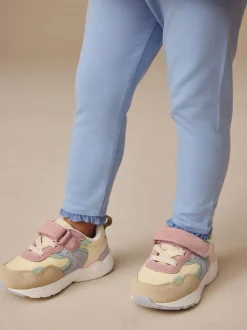 Next Coloris pastel - Baskets à lacets élastiques à fermeture tactile Discount